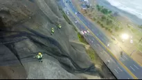 Algunos trabajos pendientes de ejecutar corresponden a la instalación y mantenimiento de geomallas. Foto: Radio Capital