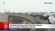 Costa Verde Callao: Intenso tráfico por cierre de tramo por desfile escolar