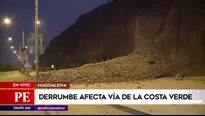 Derrumbe en la Costa Verde. América Noticias