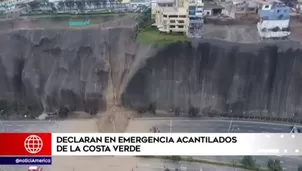 Costa Verde: declaran la vía en estado de emergencia. Foto y video: América Noticias