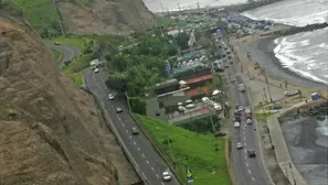 Plan de desvíos en la Costa Verde por simulacro de sismo. Foto: Andina