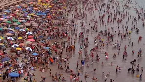 Visitantes abarrotaron las playas de la Costa Verde en Navidad - Foto y video: América Noticias