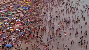 Visitantes abarrotaron las playas de la Costa Verde en Navidad - Foto y video: América Noticias