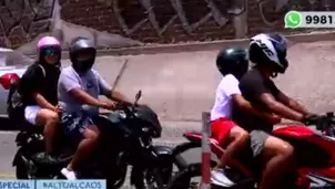 El ingreso a una vía no autorizada es sancionado con una multa del 8% de una UIT (Foto: Canal N)