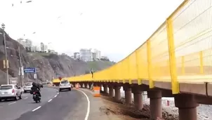 Malecón en la Costa Verde. Captura: Facebook 'Luciano Canella Trou'