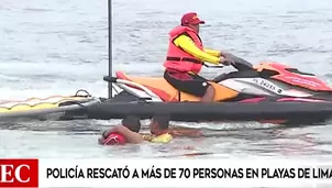 Canes están preparados para rescatar a persona de hasta 120 kilos. Foto: captura de TV