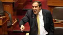 Yonhy Lescano reiteró que el Congreso "debe cerrarse". Foto: El Comercio