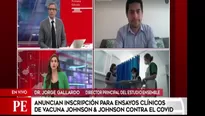 COVID-19: Anuncian inscripción para ensayos clínicos de vacuna Johnson & Johnson en Perú. Video: América