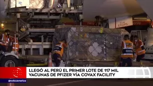 Vacuna de Pfizer. América Noticias