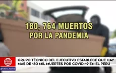 Ejecutivo establece que hay más de 180 000 muertos por COVID-19 en el Perú - Noticias de registro-fallecidos