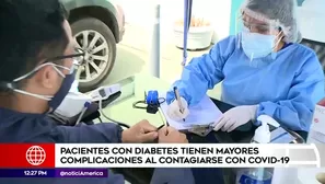 Diabéticos tienen mayores complicaciones por COVID-19. Foto: América Noticias