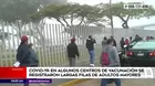 COVID-19 Perú: Largas colas de adultos mayores para jornada de vacunación en Día de la Madre