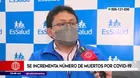 COVID-19: Se incrementa número de muertos en el país