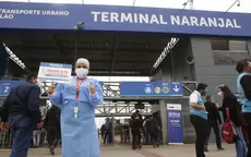 COVID-19: Vacunatorio de la Estación Naranjal permanecerá hasta quincena de octubre  - Noticias de av-naranjal