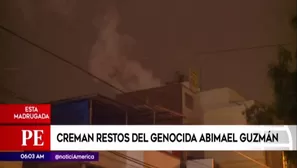 Abimael Guzmán: Creman restos del terrorista.Video: América