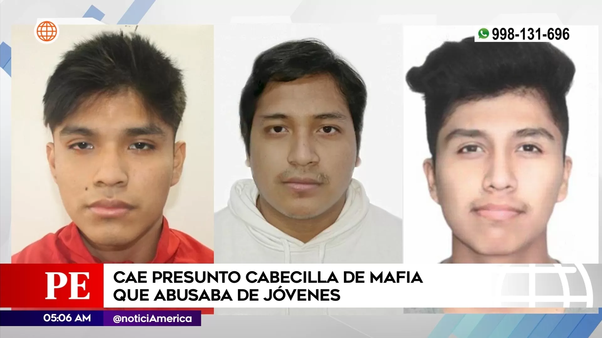 Cae presunto cabecilla de mafia. Foto: América Noticias