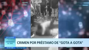 Crimen por préstamos de "Gota a gota"