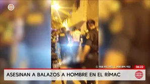 Asesinan a hombre en el Rímac tras ataque con explosivo