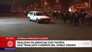 Crimen en SMP: realizan diligencias con taxista que trasladó cuerpos del asesinato. Foto y video: América Noticias