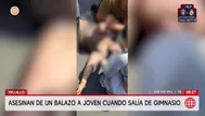 Crimen en Trujillo: Asesinan a joven saliendo de un gimnasio