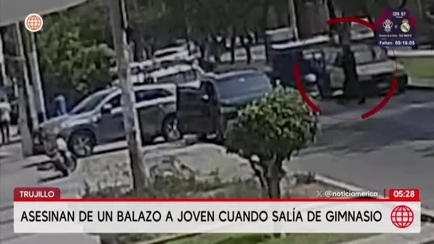 Crimen en Trujillo: Asesinan a joven saliendo de un gimnasio. Foto: América Noticias Crimen en Trujillo: Asesinan a joven saliendo de un gimnasio. Foto: América Noticias