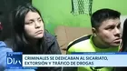 Criminales se dedicaban al sicariato, extorsión y tráfico de drogas