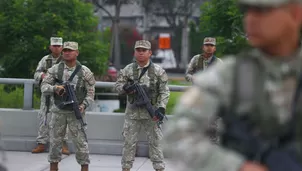 Militares peruanos desplegados por estado de emergencia. Foto: Andina. Video: Canal N