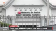 Crisis en el Ministerio de Justicia por recorte presupuestal