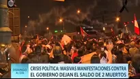 Jack Brian Pintado Sánchez, de 22 años y Jordan Inti Sotelo Camargo, de 24, murieron la noche del sábado durante las manifestaciones / Domingo al Día