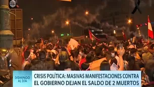 Jack Brian Pintado Sánchez, de 22 años y Jordan Inti Sotelo Camargo, de 24, murieron la noche del sábado durante las manifestaciones / Domingo al Día