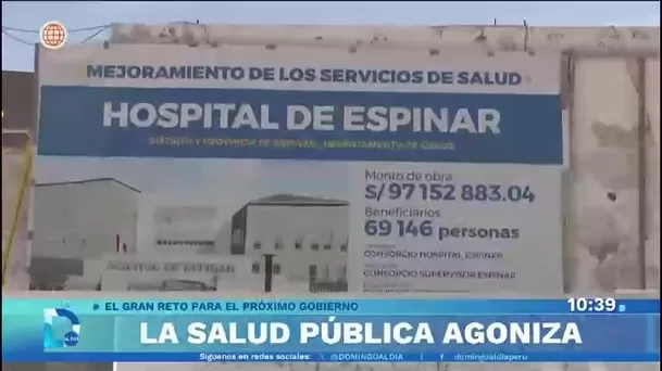 Crisis del sistema de salud en Perú y colapso hospitalario/ Domingo al Día