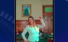 Critican a congresista fujimorista Tania Ramírez por grabar TikTok en sala del Legislativo  - Noticias de tania-ramirez