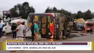 Ocurrió en la Panamericana Sur. Foto: América TV