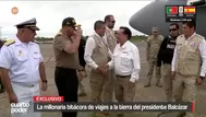 ¿Cuánto gastó el presidente Balcázar en sus viajes a Lambayeque?