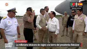 En solo cuatro meses, los viajes del presidente José María Balcázar a su región natal han costado más de 1.1 millones de soles al Estado. Video: Cuarto Poder