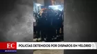 Cuatro policías fueron detenidos por disparar al aire en un velorio