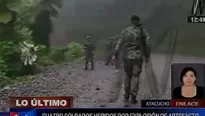 Cuatro soldados heridos por explosión de granada en Ayacucho / Foto: Captura Canal N