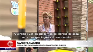 Castro no puedo ingresar a realizar la diligencia. Foto: captura de TV