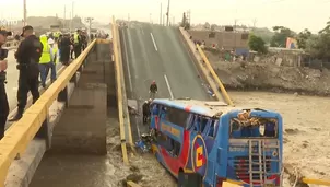 Cuestionamientos por mal estado de puente Chancay. / Video: América Noticias