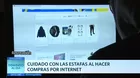 Cuidado con las estafas al hacer compras por internet