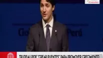 El primer ministro de Canadá, Justin Trudeau