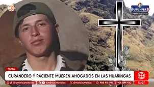 Curandero y paciente mueren ahogados en ritutal en Laguna Negra. Foto y video: Canal N