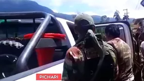 Tres policías escaparon del lugar. Foto y video: América Noticias