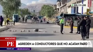 Paro de transportistas. América Noticias