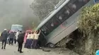 Cusco: bus turístico se despistó y dejó al menos 32 heridos