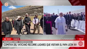 Comitiva del Vaticano define itinerario del papa León XIV en Cusco. Foto y video: América Noticias