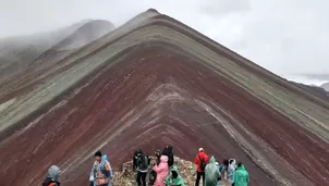 Cierre de acceso a montaña Siete Colores en Cusco. Video: Canal N / Foto: Andina