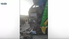 Accidente de tránsito en Cusco. Foto y video: Canal N