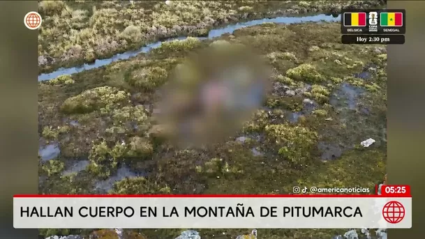 Cusco: Cuerpo hallado en montaña sería de turista desaparecido. Foto: América Noticias Cusco: Cuerpo hallado en montaña sería de turista desaparecido. Foto: América Noticias