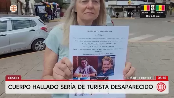 Cusco: Cuerpo hallado en montaña sería de turista desaparecido. Foto: América Noticias Cusco: Cuerpo hallado en montaña sería de turista desaparecido. Foto: América Noticias